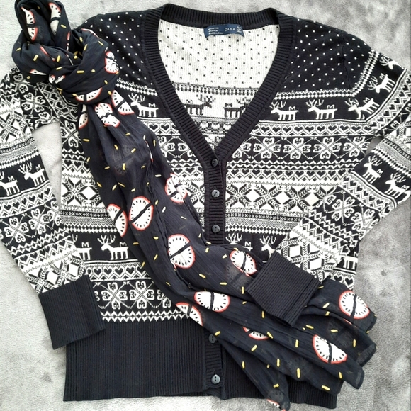 Zara Sweaters - ZARA REINDEER SWEATER